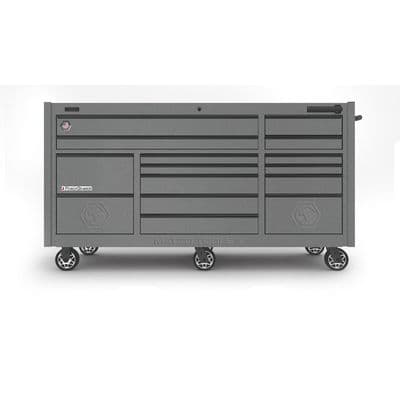 79" x 28" TRIPLE-BAY 4s SERIES TOOLBOX (TOUGH GUNMENTAL GRAY/TACTICAL BLACK)