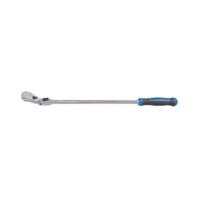 1/4" DRIVE 13-3/4" EIGHTY8 TOOTH LOCKING FLEX RATCHET WITH ERGO HANDLE - BLUE