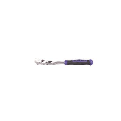 3/8" DRIVE 10" EIGHTY8 TOOTH LOCKING FLEX RATCHET WITH ERGO HANDLE - PURPLE