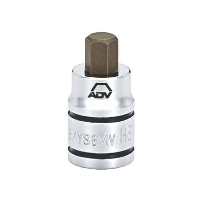 3/8" DRIVE 8MM STUBBY HEX BIT