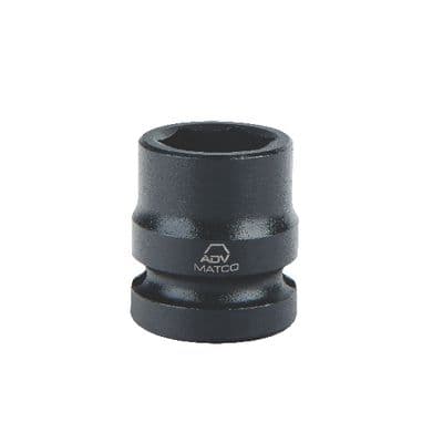 1/2" DRIVE 14MM METRIC 6 POINT STUBBY IMPACT SOCKET