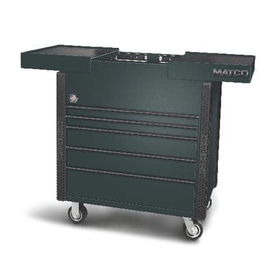 36” x 22” JSC653 SLIDING TOP TOOL CART (THUNDERSTORM GRAY/BLACK)