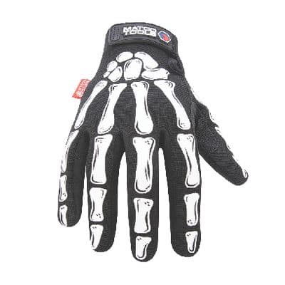 SKELETON GLOVES - MEDIUM