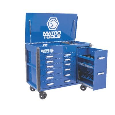 49” x 25” MSC5 POWERED TOOL CART (BLUE/CHROME)