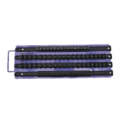 MAGNETIC SOCKET RAIL TRAY FOR 80 SOCKETS - PURPLE