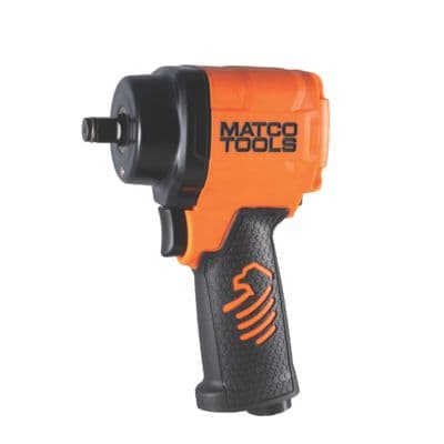 1/2" DRIVE STUBBY PNEUMATIC IMPACT WRENCH - ORANGE