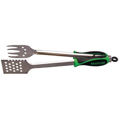 BBQ SPATULA TONG COMBINATION GRILLING TOOL