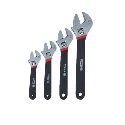 4 PIECE ADJUSTABLE WRENCH SET