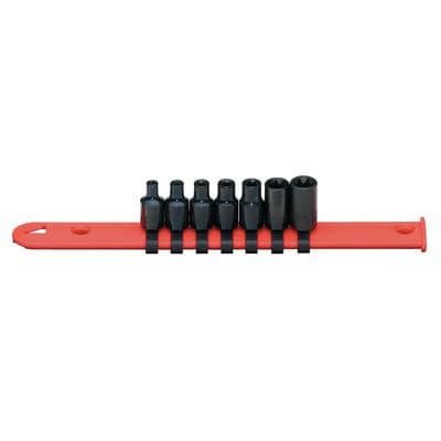 1/4" DRIVE 7 PIECE RECESSED TORX® SOCKET SET