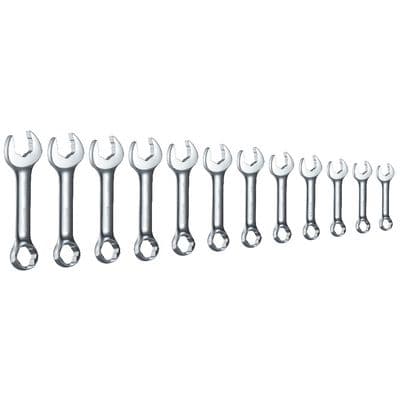 12 PIECE STUBBY METRIC HEX GRIP WRENCH SET