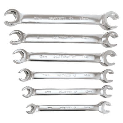 6 PIECE FLARENUT WRENCH SET