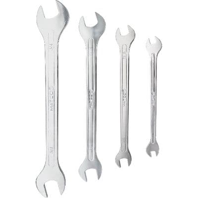 4 PIECE THIN FLAT SAE WRENCH SET
